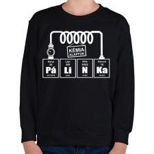 PRINTFASHION Pálinka - Gyerek pulóver - Fekete gyerek pulóver, kardigán