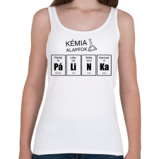 PRINTFASHION Pálinka kémia alapfok - Női atléta - Fehér női trikó