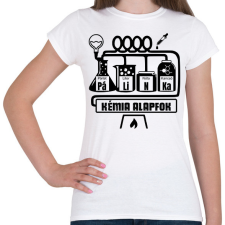 PRINTFASHION Pálinka kémia alapfok - Női póló - Fehér női póló