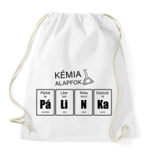 PRINTFASHION Pálinka kémia alapfok - Sportzsák, Tornazsák - Fehér tornazsák