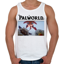 PRINTFASHION Palworld lények - Férfi atléta - Fehér atléta, trikó