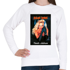 PRINTFASHION Pamela Anderson - Női pulóver - Fehér női pulóver, kardigán