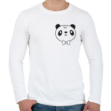 PRINTFASHION Panda páros 1 - Férfi hosszú ujjú póló - Fehér férfi póló