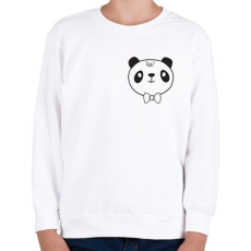 PRINTFASHION Panda páros 1 - Gyerek pulóver - Fehér