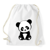 PRINTFASHION Panda - Sportzsák, Tornazsák - Fehér