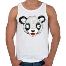 PRINTFASHION Panda Team Leader - Férfi atléta - Fehér atléta, trikó