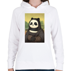 PRINTFASHION PandaLisa - Női kapucnis pulóver - Fehér