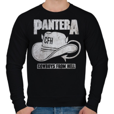 PRINTFASHION Pantera - Férfi pulóver - Fekete