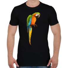 PRINTFASHION Papagáj - Férfi póló - Fekete