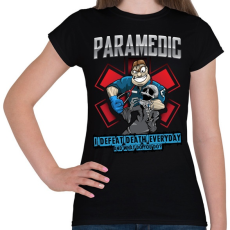 PRINTFASHION Paramedic - Női póló - Fekete