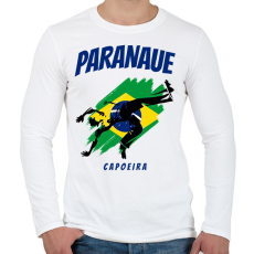 PRINTFASHION PARANAUE - Férfi hosszú ujjú póló - Fehér