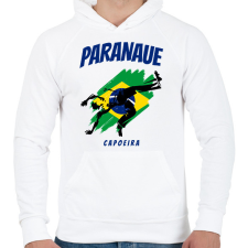 PRINTFASHION PARANAUE - Férfi kapucnis pulóver - Fehér férfi pulóver, kardigán