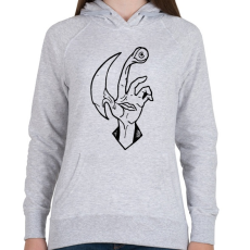 PRINTFASHION Parasyte The Maxim - Migi - Női kapucnis pulóver - Sport szürke