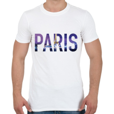 PRINTFASHION Paris - Férfi póló - Fehér