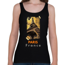 PRINTFASHION paris - Női atléta - Fekete női trikó