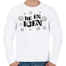 PRINTFASHION Páros póló - Én igen - Férfi pulóver - Fehér férfi pulóver, kardigán