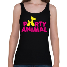 PRINTFASHION Partiállat - Női atléta - Fekete női trikó