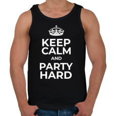 PRINTFASHION PARTY HARD - Férfi atléta - Fekete