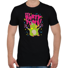 PRINTFASHION Party time - buli van ! - Férfi póló - Fekete