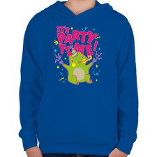 PRINTFASHION Party time - buli van ! - Gyerek kapucnis pulóver - Királykék gyerek pulóver, kardigán