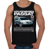 PRINTFASHION Passat  oversize - Férfi atléta - Fekete