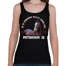 PRINTFASHION Patanyom - Női atléta - Fekete