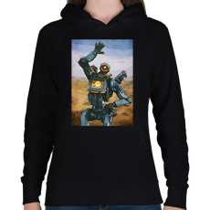 PRINTFASHION Pathfinder - Apex Legends - Női kapucnis pulóver - Fekete