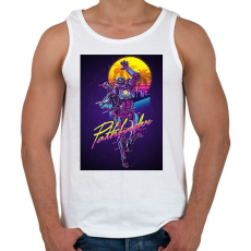 PRINTFASHION Pathfinder Retro - Apex Legends - Férfi atléta - Fehér