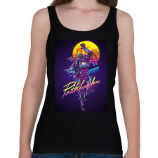 PRINTFASHION Pathfinder Retro - Apex Legends - Női atléta - Fekete női trikó