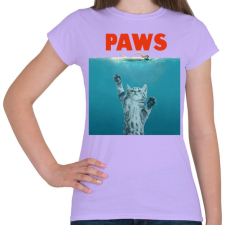 PRINTFASHION Paws - Női póló - Viola női póló