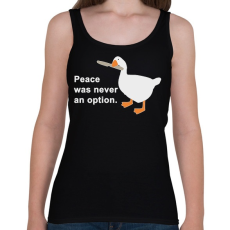 PRINTFASHION Peace was - Női atléta - Fekete