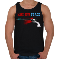 PRINTFASHION PEACEMAKER - Férfi atléta - Fekete atléta, trikó