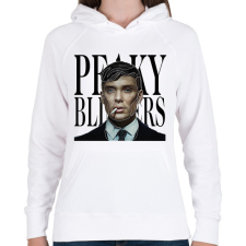 PRINTFASHION Peaky Blinders- Vonalas - Női kapucnis pulóver - Fehér női pulóver, kardigán