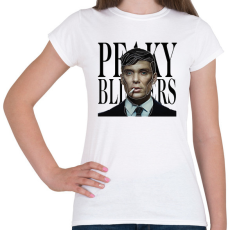 PRINTFASHION Peaky Blinders- Vonalas - Női póló - Fehér