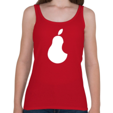 PRINTFASHION Pear White - Női atléta - Cseresznyepiros női trikó