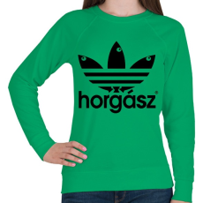 PRINTFASHION Pecás - Női pulóver - Zöld