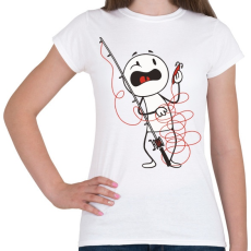 PRINTFASHION Pecás_Rajztábla 1 - Női póló - Fehér