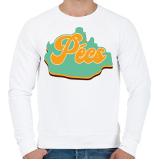 PRINTFASHION Pécs - Férfi pulóver - Fehér