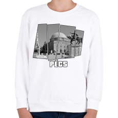 PRINTFASHION Pécs (GTA stílus) - Gyerek pulóver - Fehér