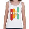 PRINTFASHION Pécs - Színes - Női atléta - Fehér