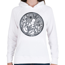 PRINTFASHION pecsvarosscratch - Női kapucnis pulóver - Fehér