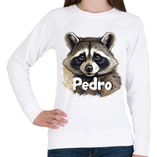 PRINTFASHION Pedro mosómaci - Női pulóver - Fehér női pulóver, kardigán