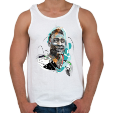 PRINTFASHION Pelé - Férfi atléta - Fehér atléta, trikó