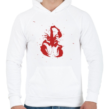 PRINTFASHION Penny Dreadful - Férfi kapucnis pulóver - Fehér férfi pulóver, kardigán