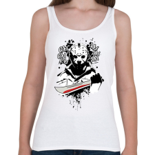 PRINTFASHION Péntek 13. - Jason Vorhees - Női atléta - Fehér női trikó