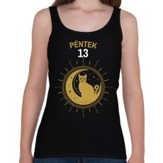 PRINTFASHION PÉNTEK 13 - Női atléta - Fekete