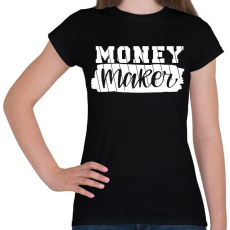 PRINTFASHION Pénzes páros - pénz kereső 2 - Női póló - Fekete