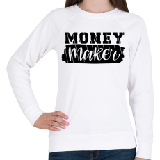 PRINTFASHION Pénzes páros -  pénz kereső - Női pulóver - Fehér