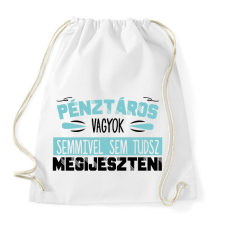 PRINTFASHION Pénztáros vagyok - Sportzsák, Tornazsák - Fehér tornazsák