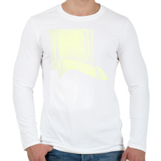 PRINTFASHION Pénzzel teli zseb - Férfi hosszú ujjú póló - Fehér
